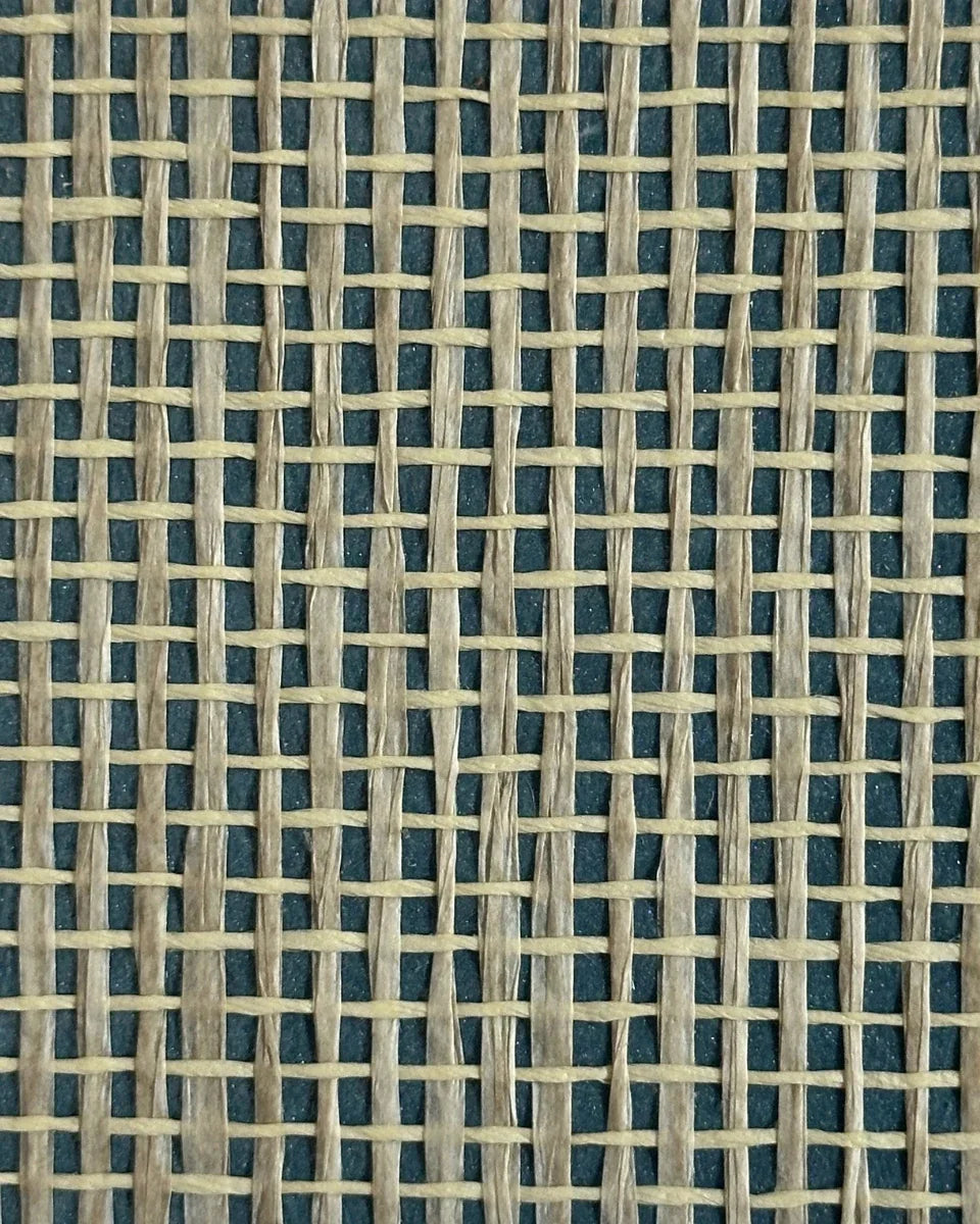 Paperweave Wallpaper 014 Mineral Blue - Nāturae - Australia's Finest Natural Wallcoverings