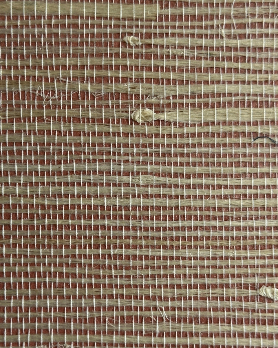 Hemp Wallpaper 2115 Brick Dust