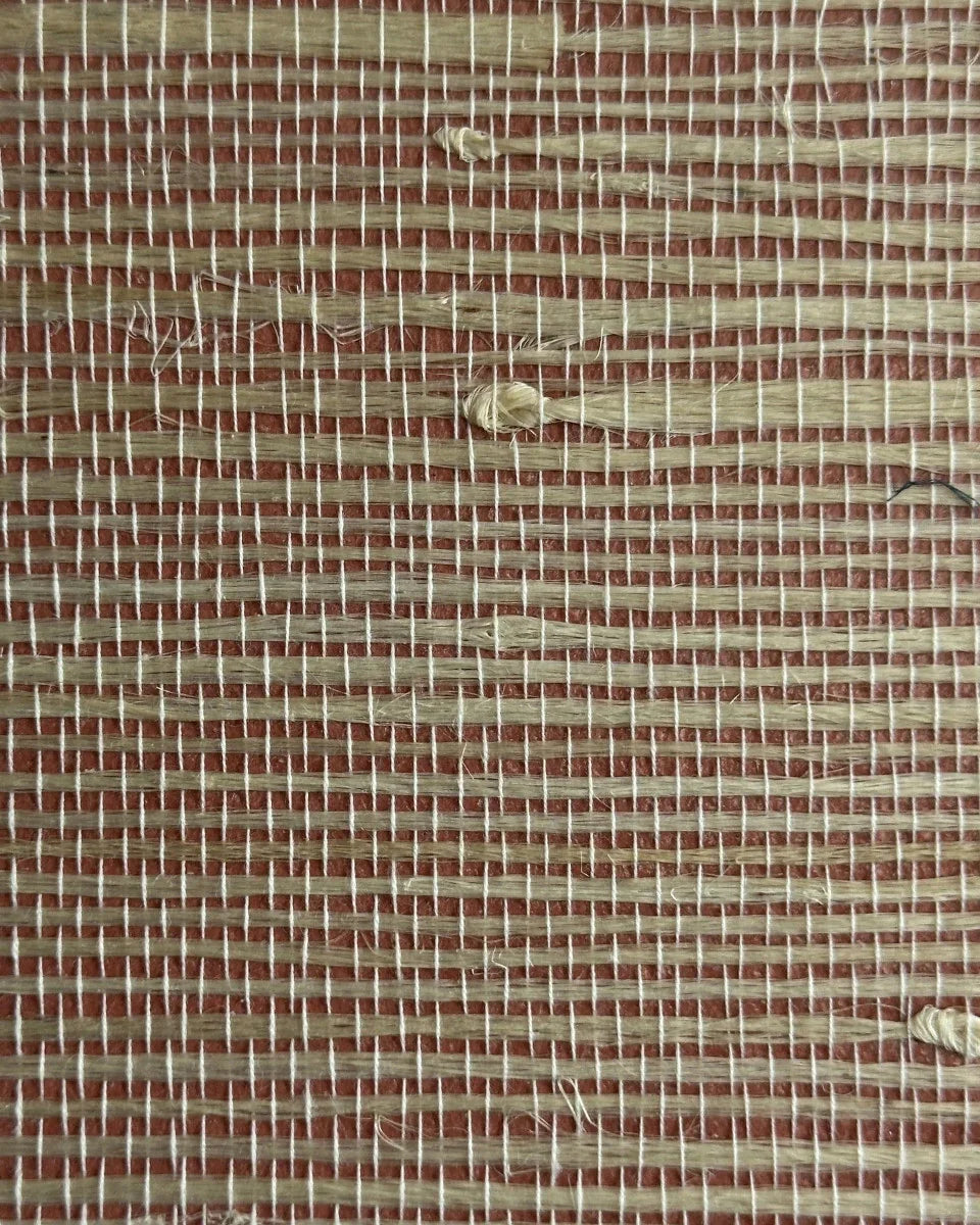 Hemp Wallpaper 2115 Brick Dust - Nāturae - Australia's Finest Natural Wallcoverings