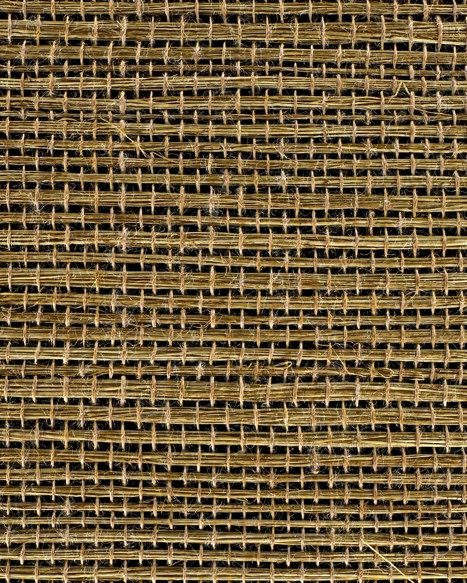Sisal Grasscloth 1140 Bone Brownie