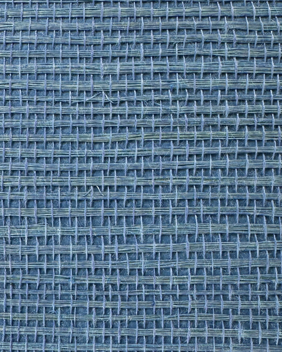 Sisal Grasscloth 7003 Silver Lake Blue