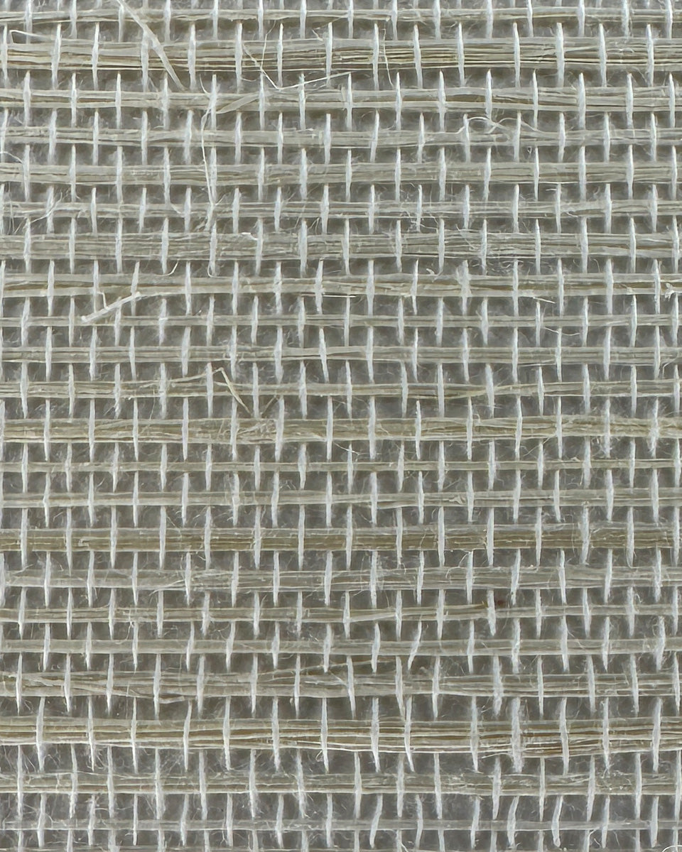 Sisal Grasscloth 1014 Bright White