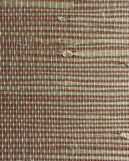 Hemp Wallpaper 2115 Brick Dust
