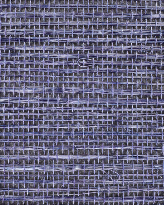 Sisal Grasscloth 1179 Paisley Purple