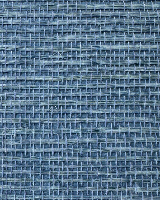 Sisal Grasscloth 7003 Silver Lake Blue