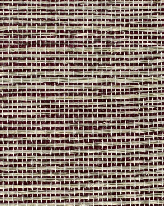 Sisal Grasscloth 1120 Fuchsia