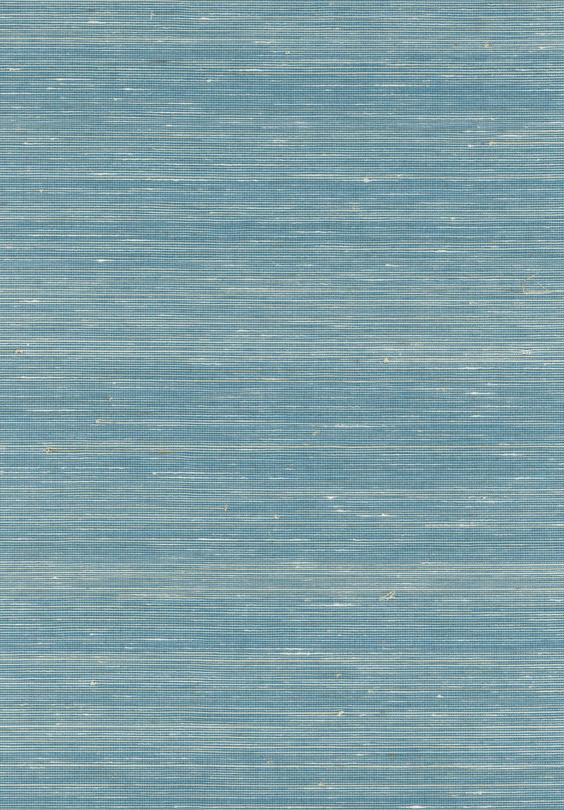 Abaca 0075 Deep Sea natural wallcovering swatch