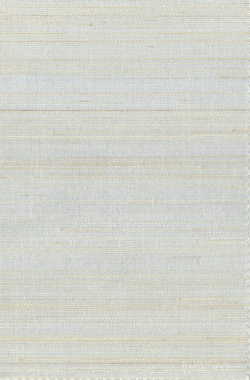 Abaca 0127 Silver In White natural wallcovering swatch