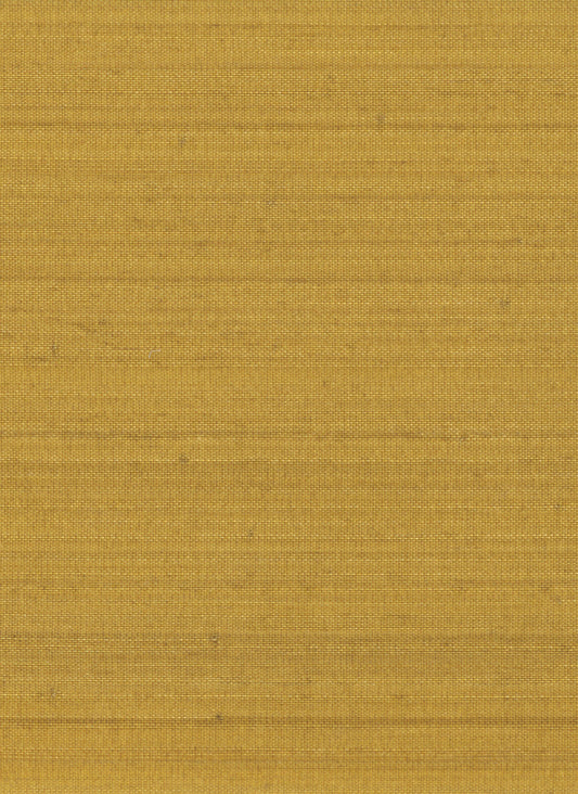 Abaca 2090 Ochre Flower natural wallcovering swatch
