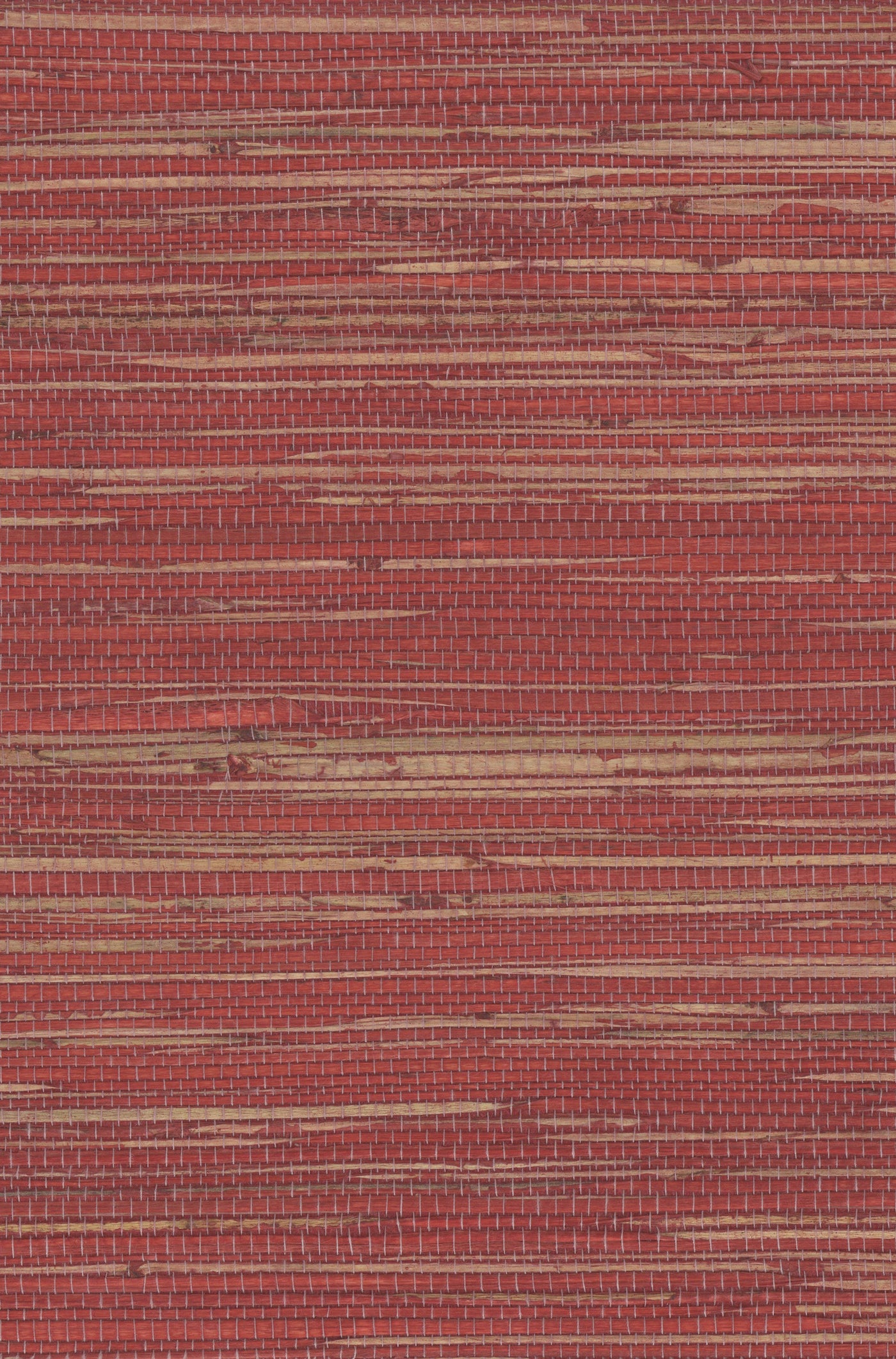 Hemp 1037 Rose Red natural wallcovering swatch
