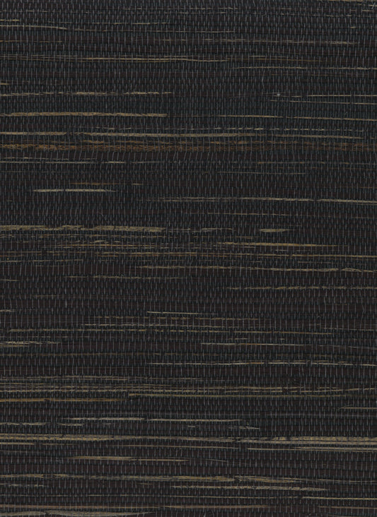 Hemp 1066 Gray Pinstripe natural wallcovering swatch
