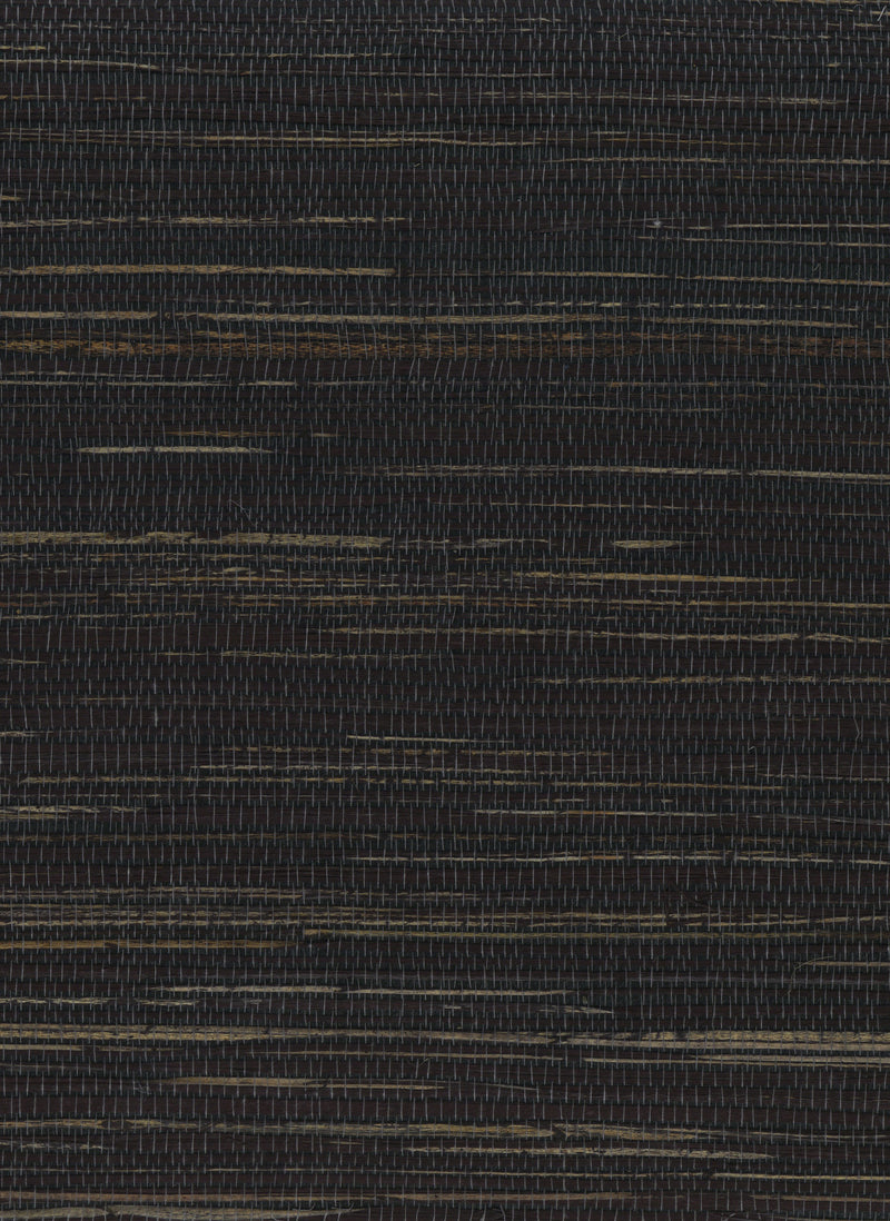 Hemp 1066 Gray Pinstripe natural wallcovering swatch