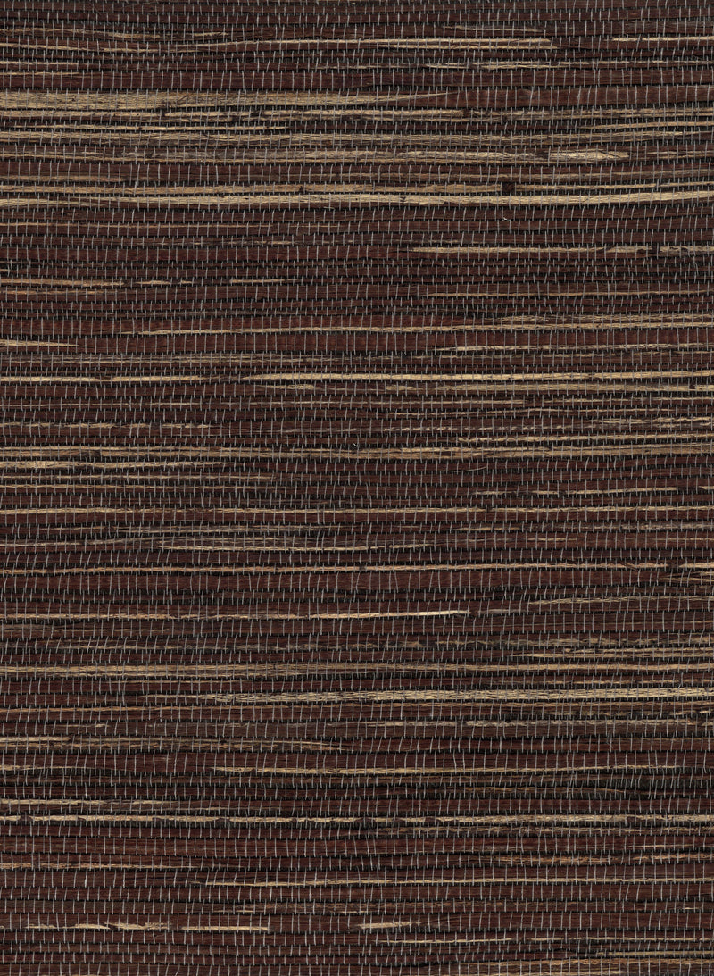 Hemp 1067 Dark Earth natural wallcovering swatch