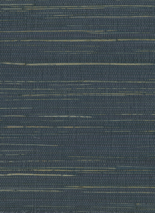 Hemp 1069 Insignia Blue natural wallcovering swatch