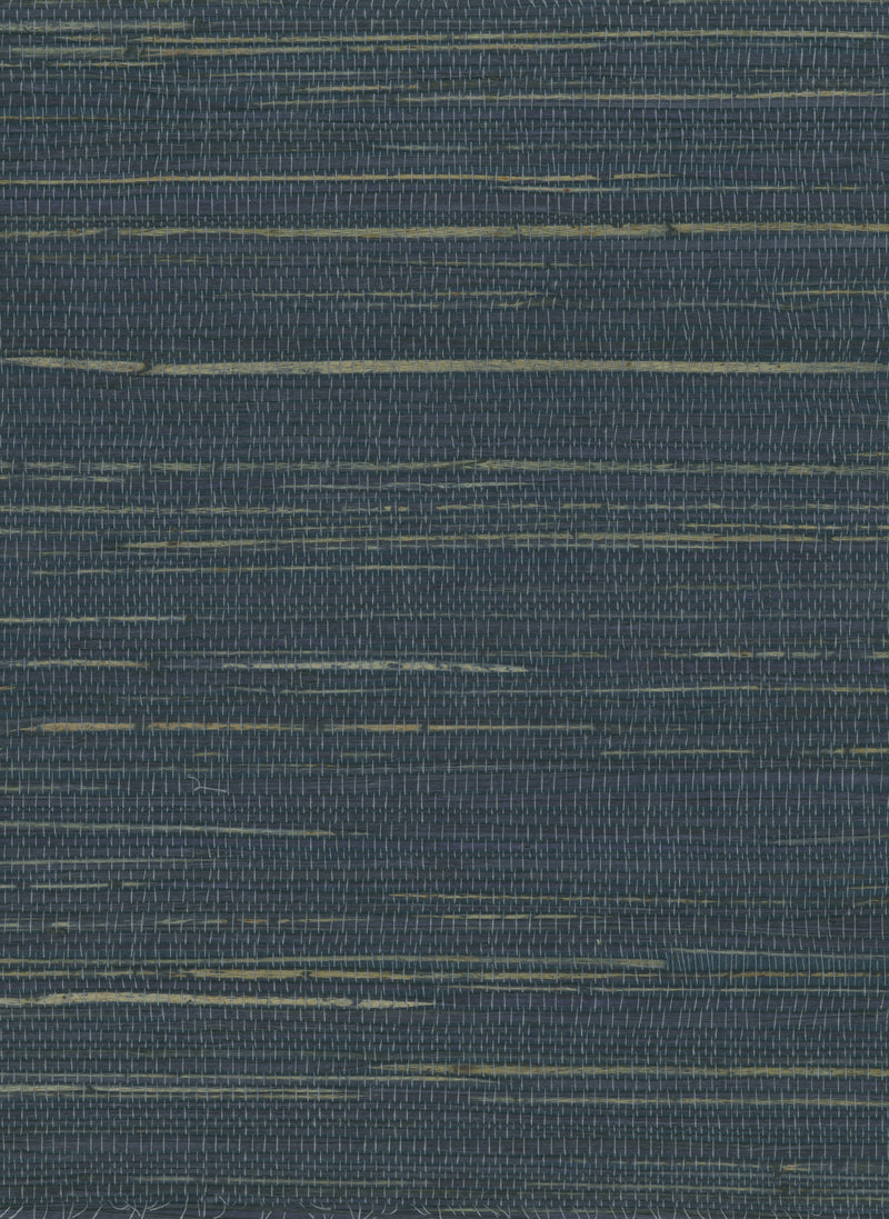 Hemp 1069 Insignia Blue natural wallcovering swatch
