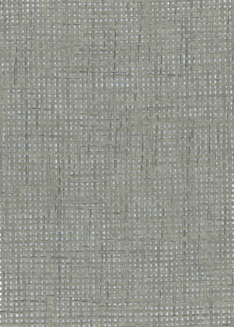 Paperweave 6537 Silver & Gray natural wallcovering swatch