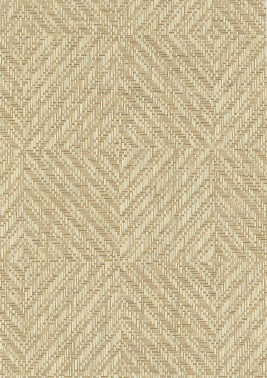 Paperweave 6677 Rattan natural wallcovering swatch