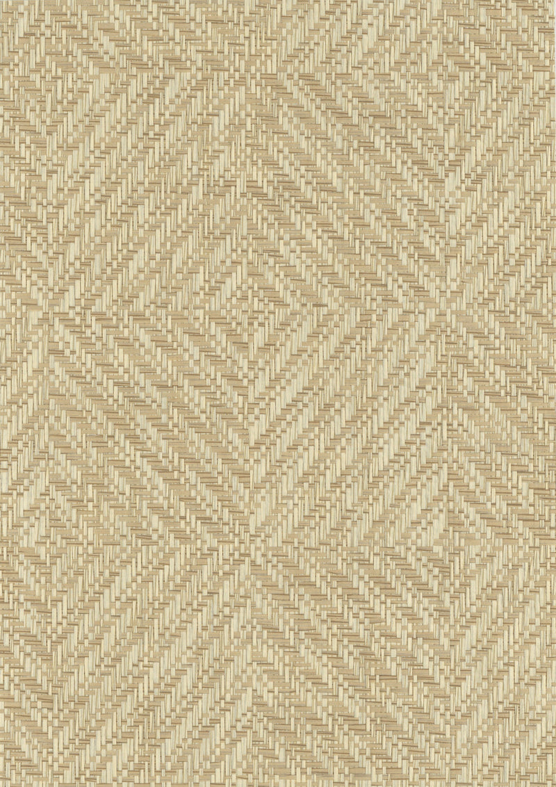 Paperweave 6677 Rattan natural wallcovering swatch