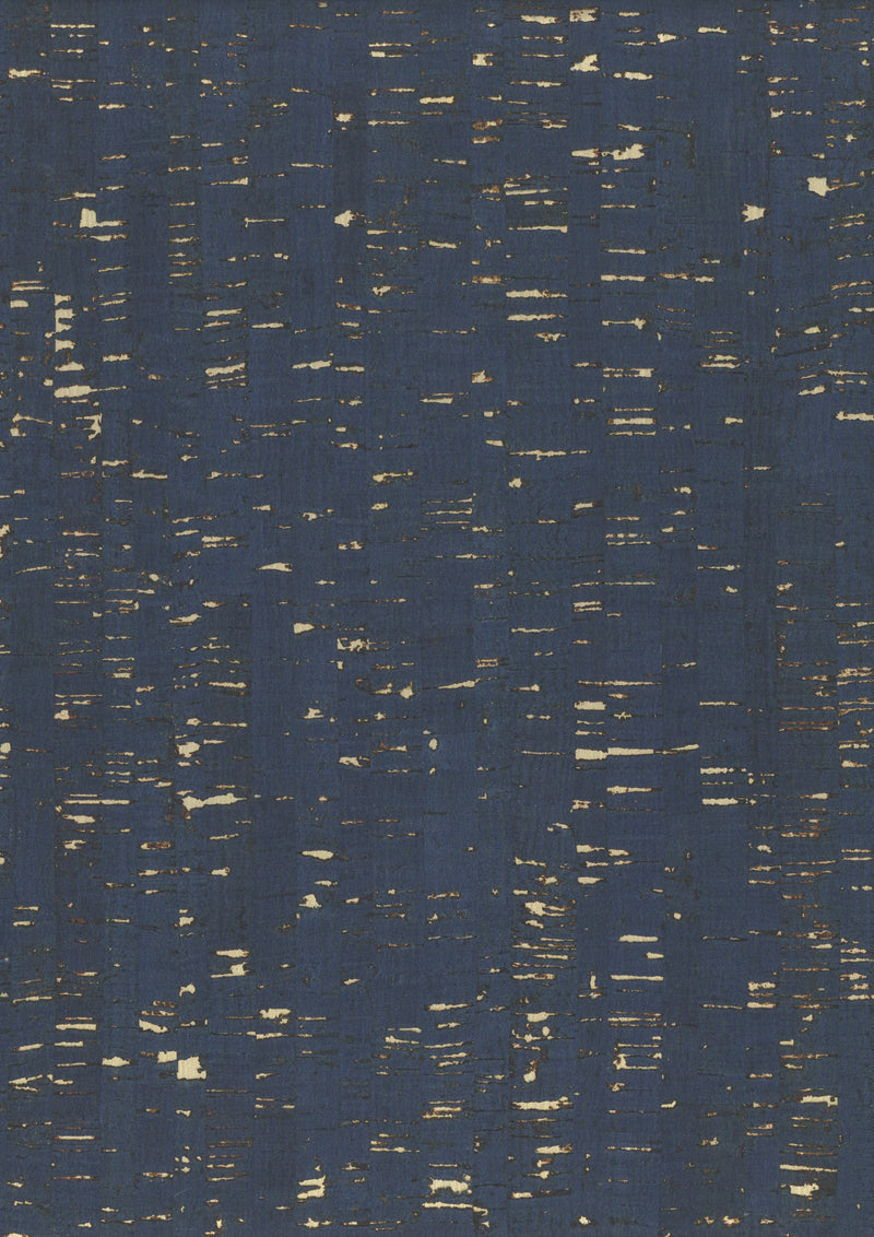 Cork 8342 Bubbly Blue natural wallcovering swatch