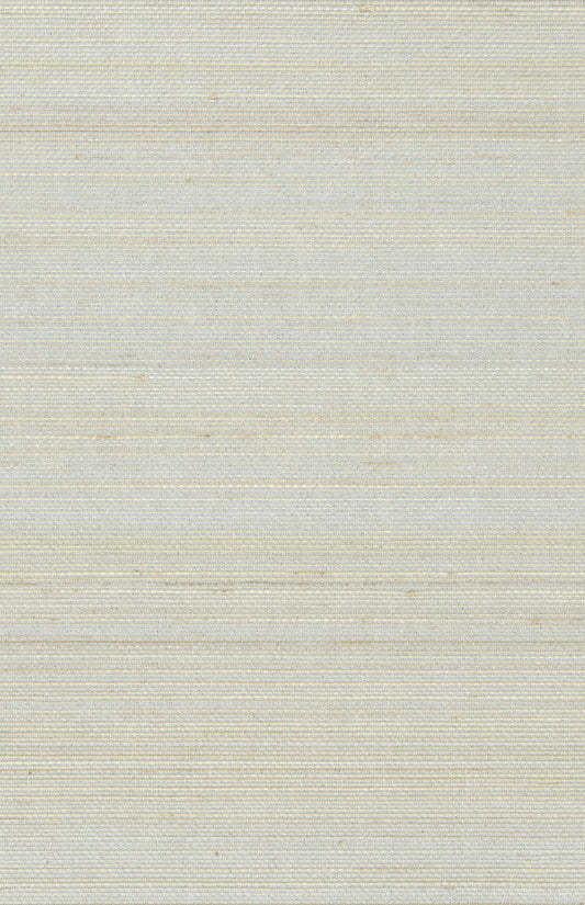 Abaca 0064 Silver natural wallcovering swatch