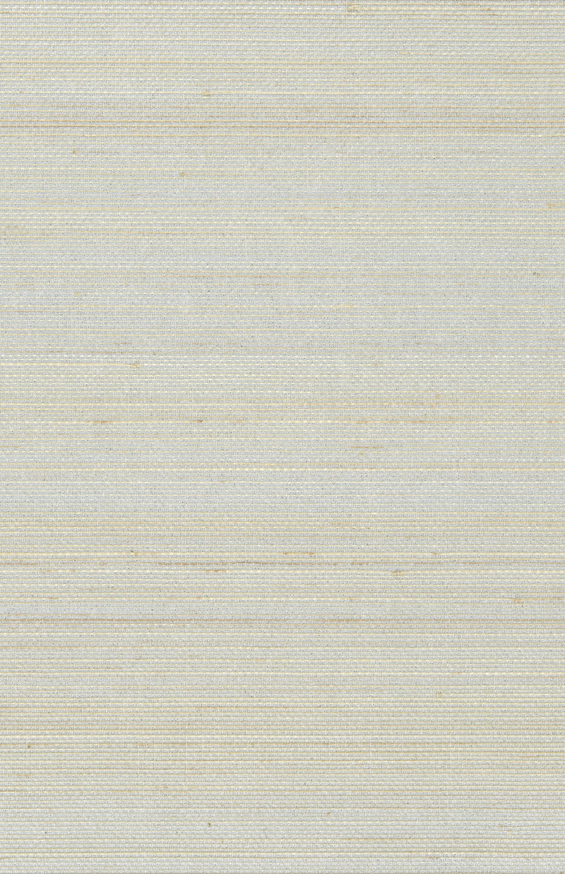 Abaca 0064 Silver natural wallcovering swatch